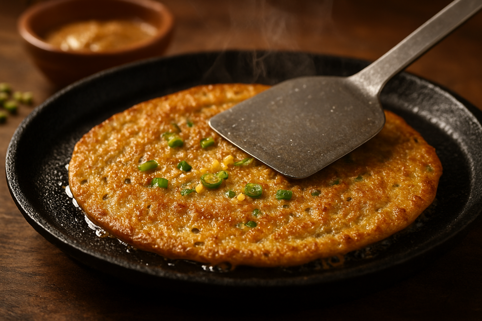 Cooking Techniques for a Crispy and Flavorful Pesarattu