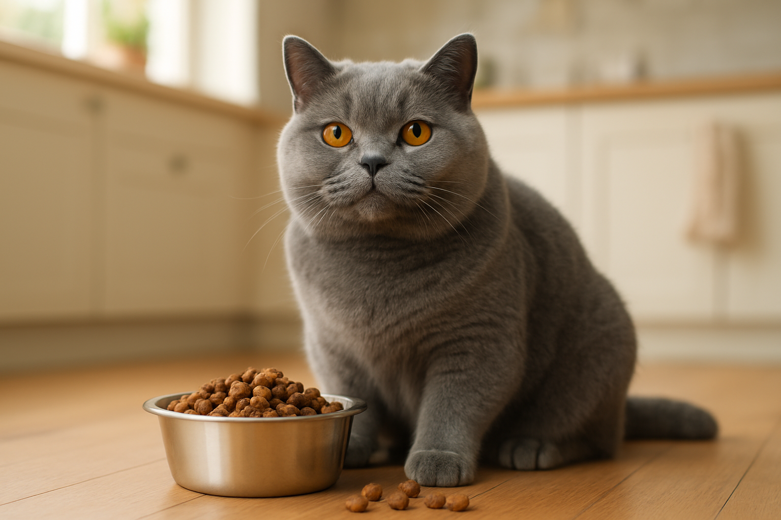 What's the best commercial food brand for my British Blue cat?
