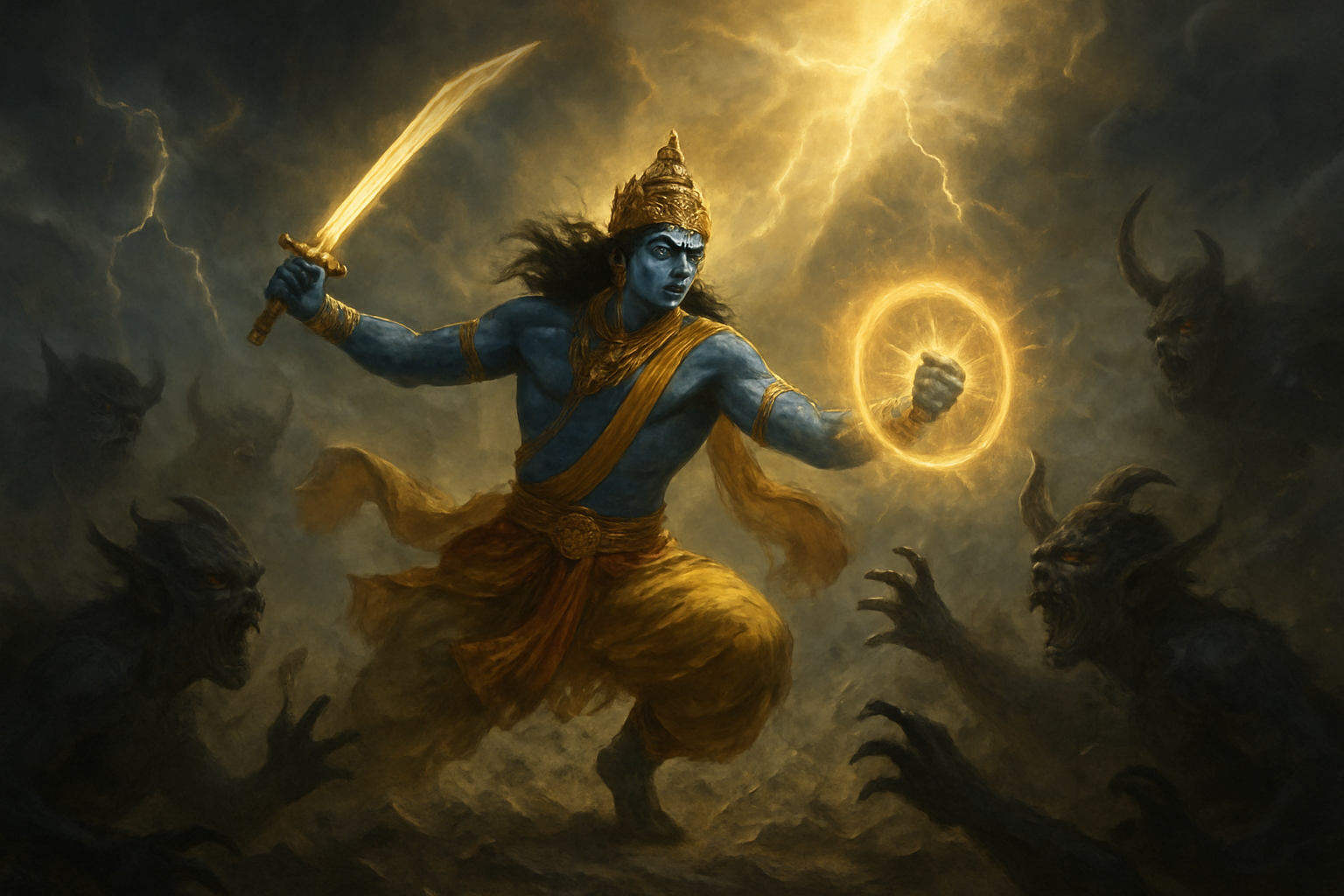 Heroic Battles Against Evil Forces