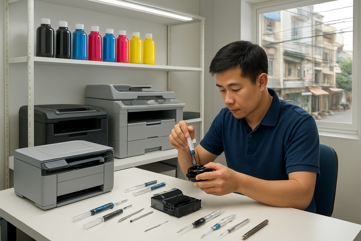 Cửa hàng đổ mực máy in tại Vũ Trọng Phụng Hà Nội