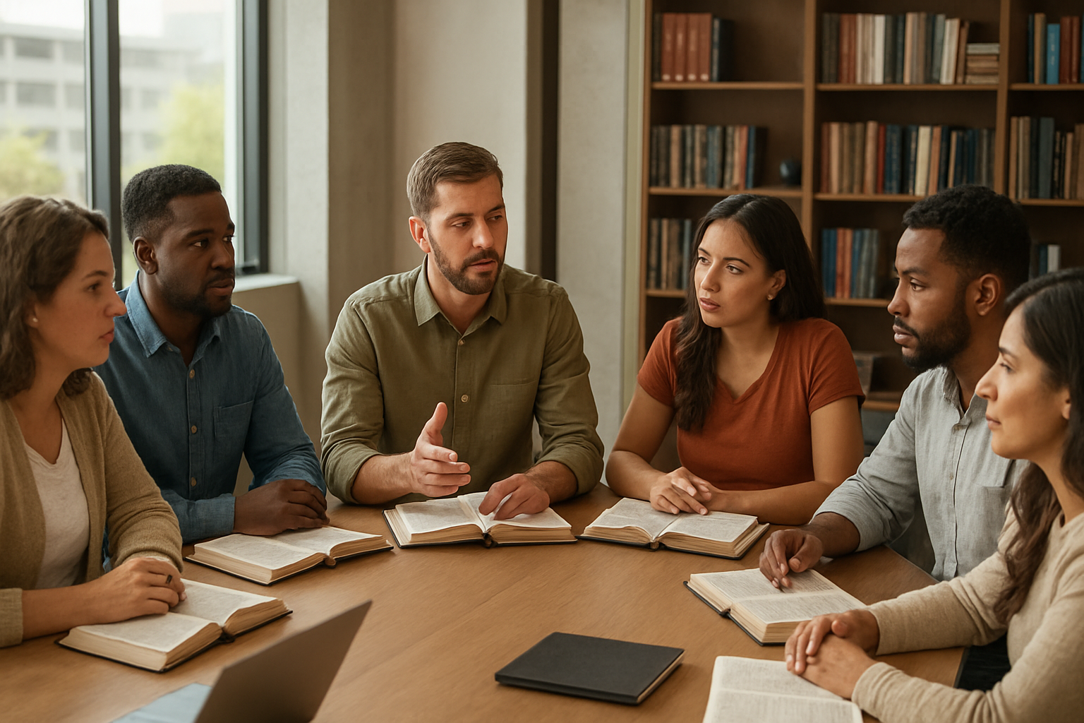 Your task is to craft a detailed, descriptive image prompt that will guide AI image generators to create a realistic image that represents the given blog section heading, considering the context of the blog post title.

Here are the details:
1. Blog post title: "The blessing of Mordecai"
2. Blog section heading: "Modern Applications of Mordecai's Blessing"

Guidelines:
1. Identify the key elements required to represent the section image. Consider the following aspects:Subjects (people, objects, or places), Complementary elements, Background, Mood, Actions/activities, Scene & Lighting.
2. Specify people or persons only if required. When mentioning people as subjects, always include their race (e.g., white, black) and gender (e.g., male, female).
3. Include only relevant and necessary details. Do not make the prompt too complicated.
4. Ensure the prompt is concise yet comprehensive, providing all necessary details to generate an image that accurately represents the blog section.
5. Strictly avoid including text within the images. Add this to the prompt 'Absolutely NO text should be in the scene.'
6. Remember that AI image generators will draw anything specified in the prompt.

Output Instructions:
1. Start the prompt with "Create a realistic image of..." to ensure the generated image has a realistic style.
2. Write the entire image prompt in a single line without any line breaks.
3. Do NOT add any introductory or conclusive lines before or after the image prompt.
4. Provide only one image prompt, and regardless of the title or outline language, the image prompt should always be in English.