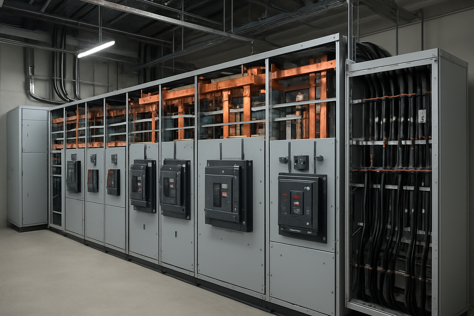 Systematischer Aufbau von Energieverteilsystemen bis 5000A