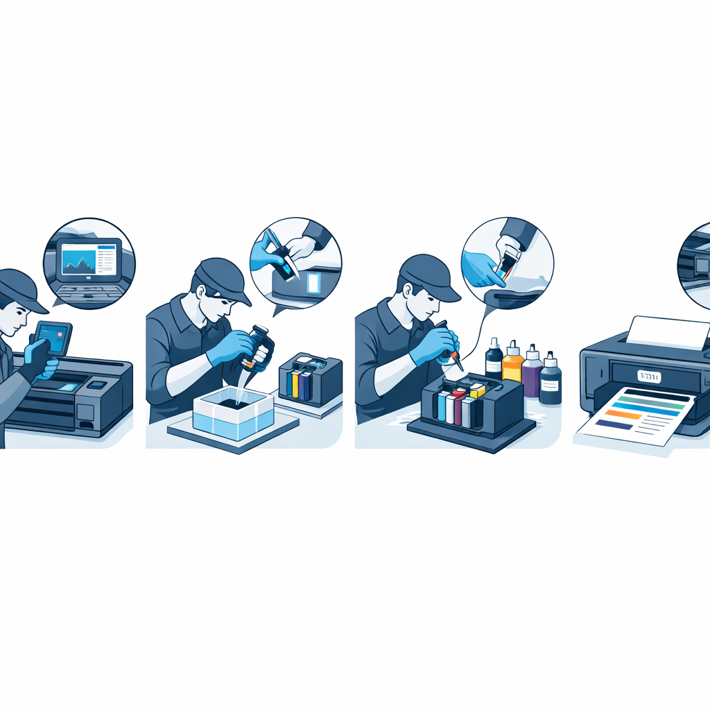 Cửa hàng đổ mực máy in tại Phố Đức Giang Hà Nội