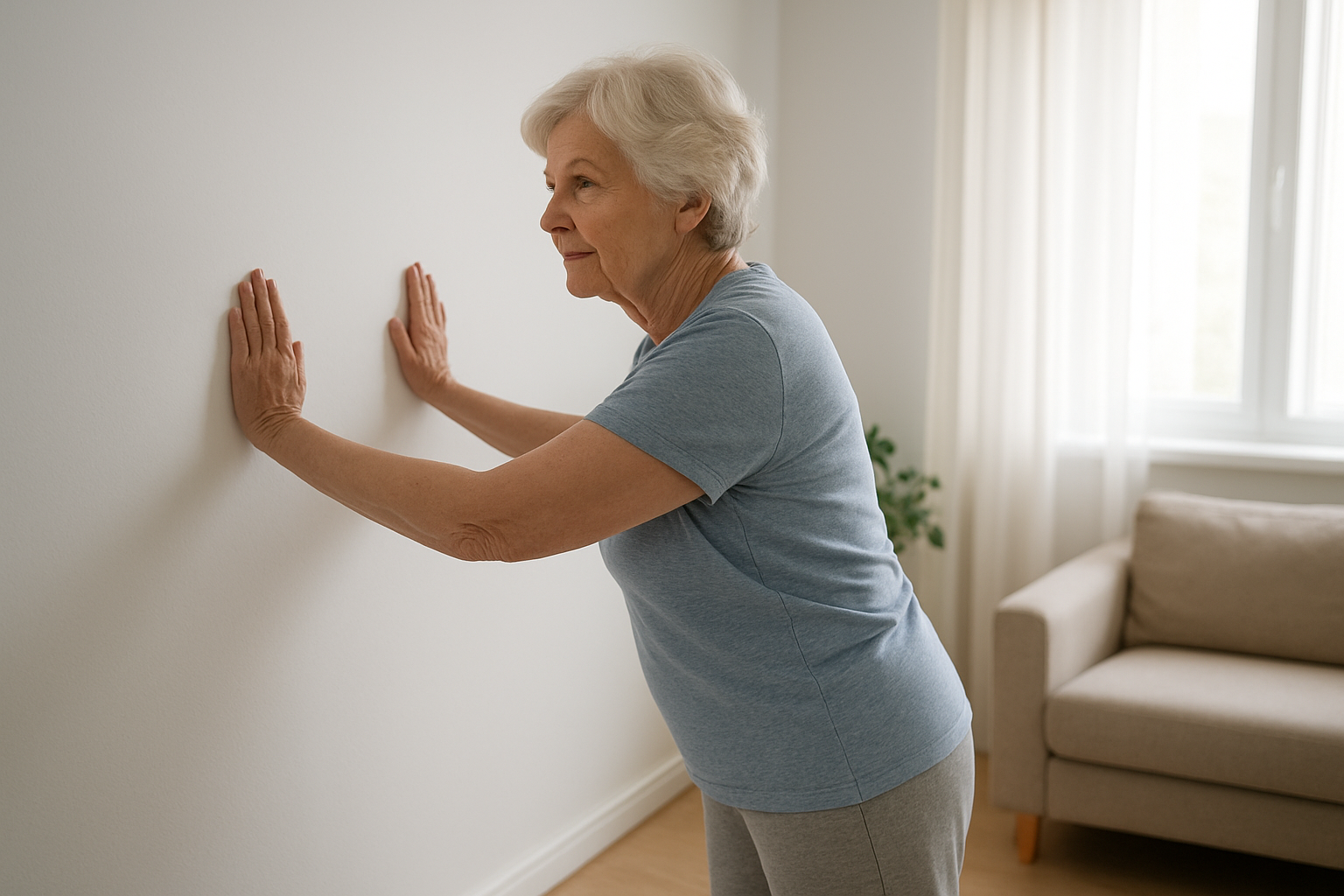 Wall Push-Ups for Upper Body Strength Without Strain