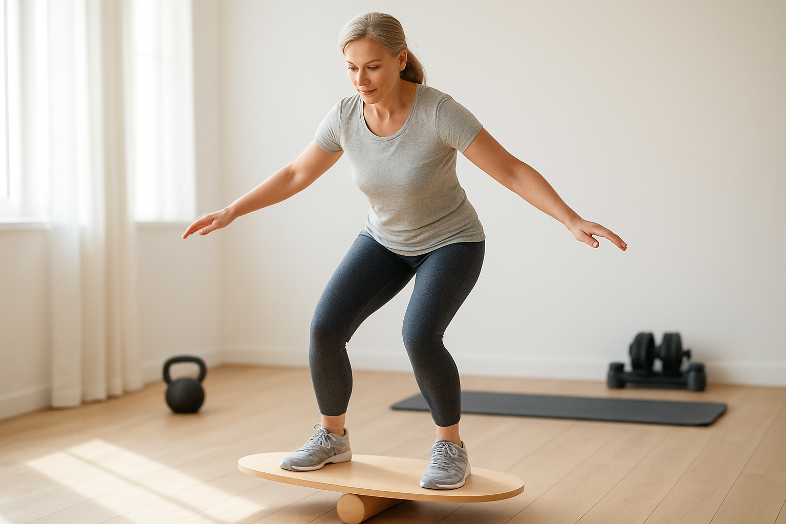 Balance Board Training to Challenge Your Stability