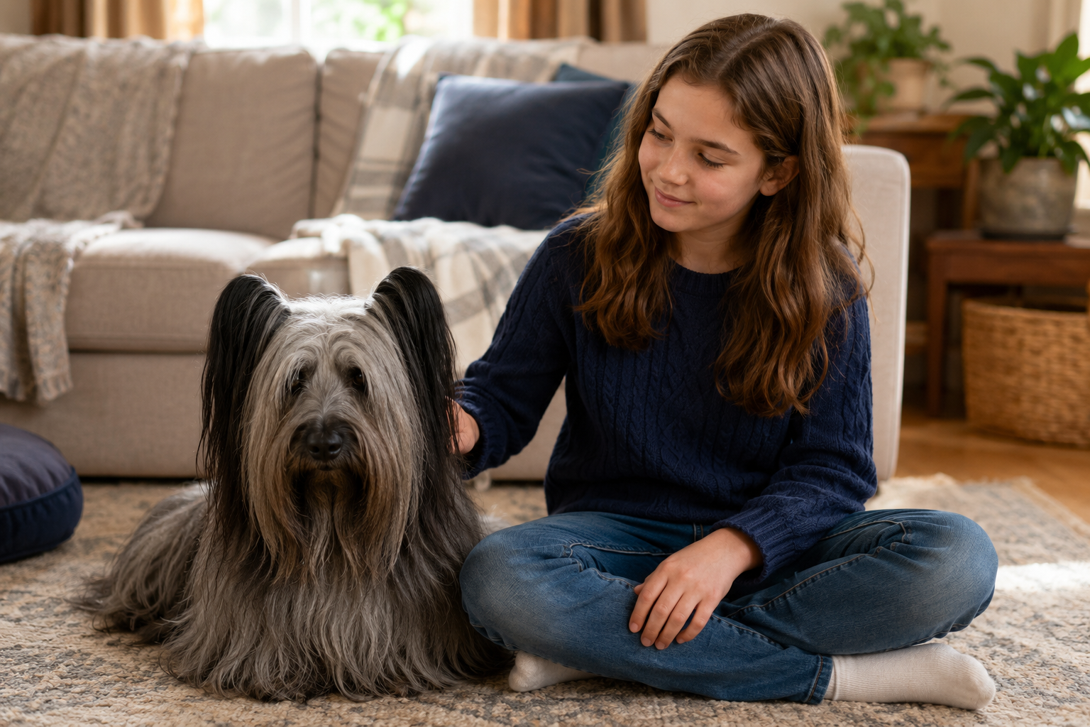 Skye Terrier: The Elegant Terrier 3 AI generated illustration