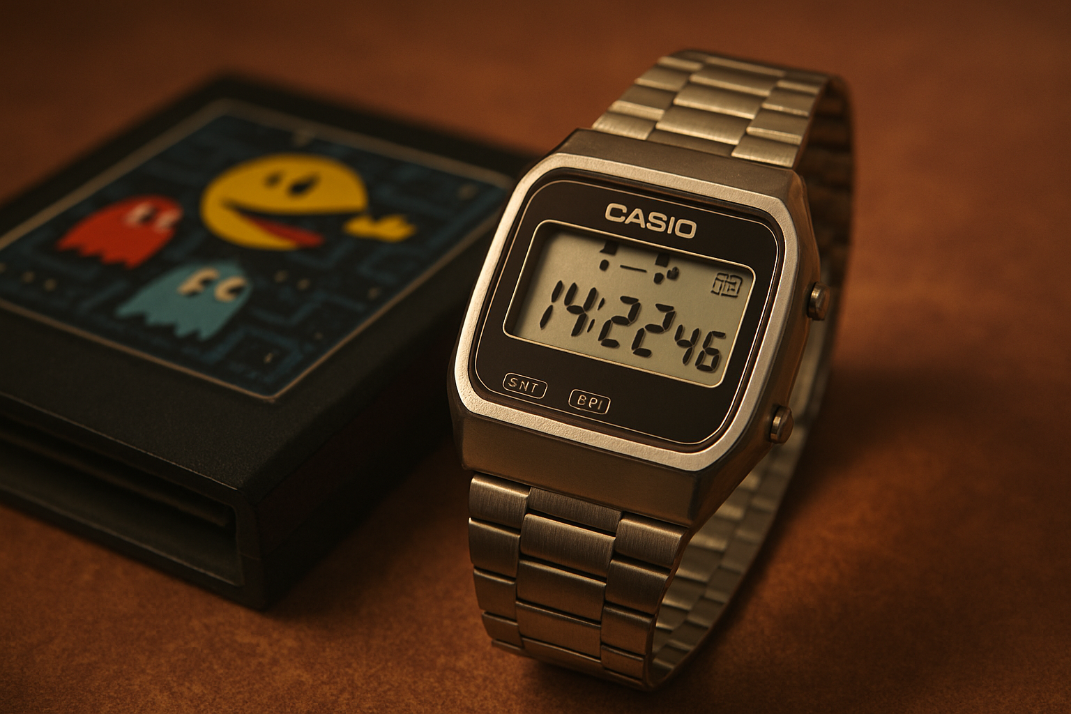 Casio Casiotron TRN-50SS-2A and Vintage Pac-Man: The Nostalgic Must-Haves