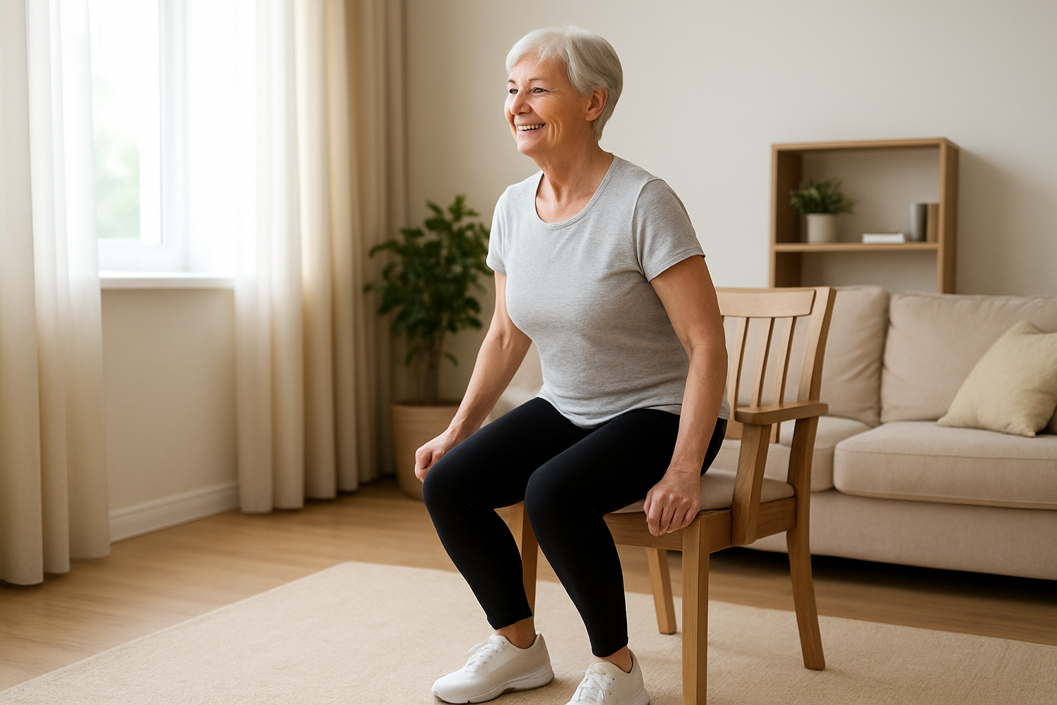 Sit-to-Stand Exercise to Boost Everyday Confidence