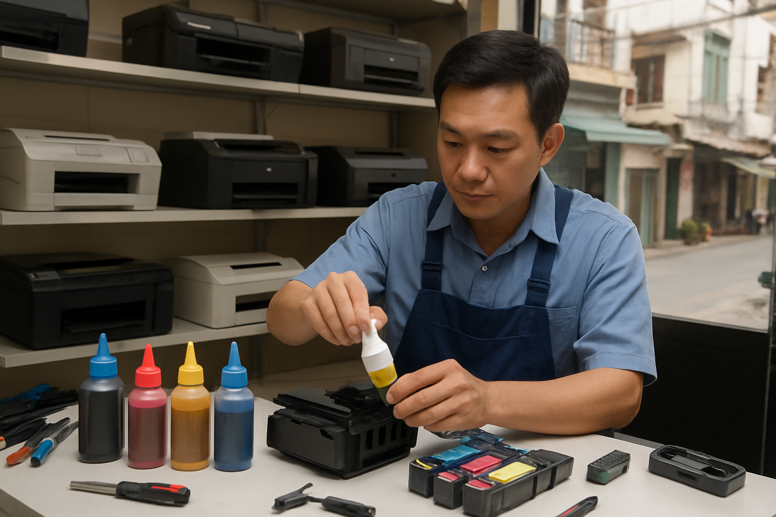 Đổ mực máy in tại phường Bạch Mai chuyên nghiệp