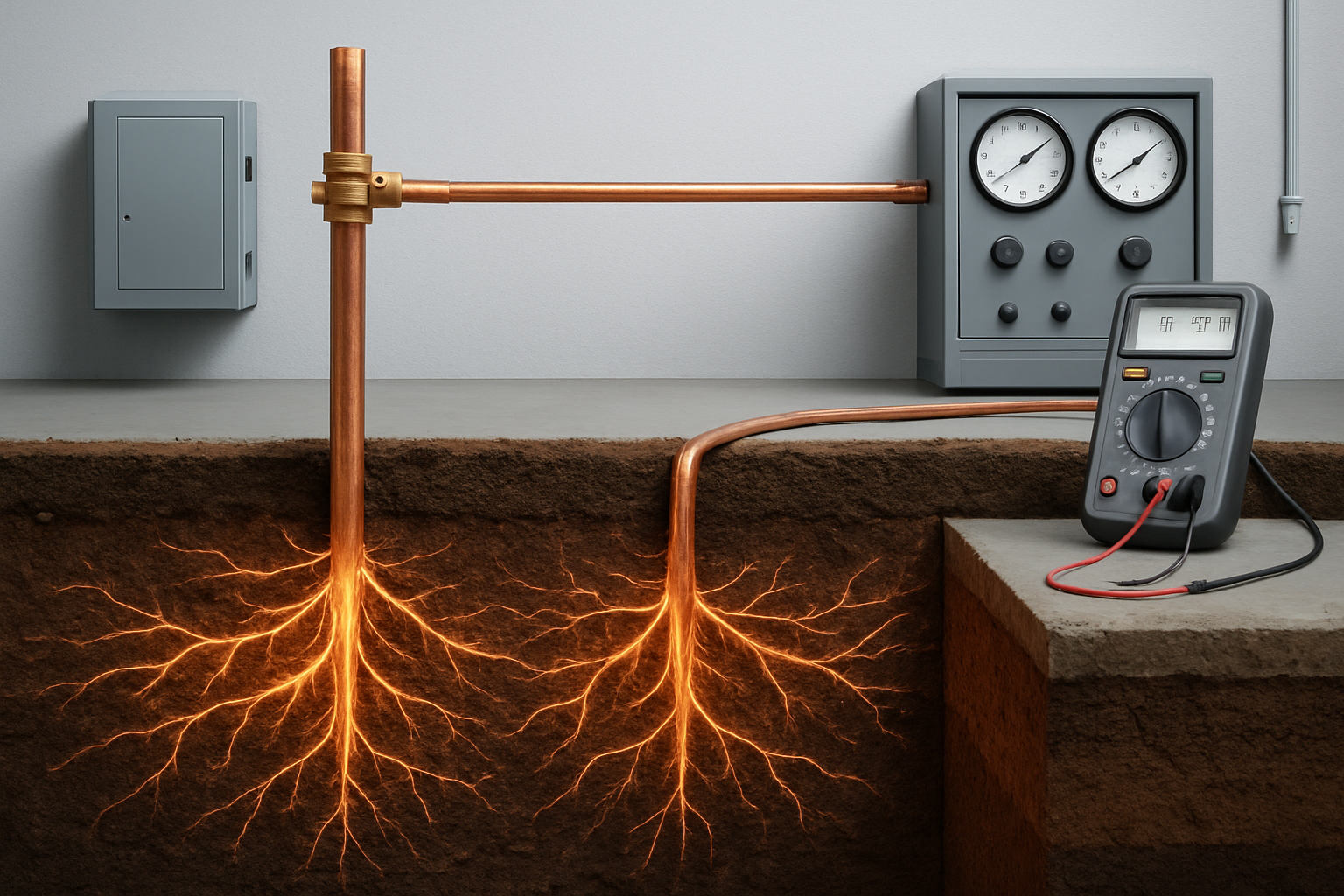 Erdungswiderstand und Stromausbreitung im Erdreich