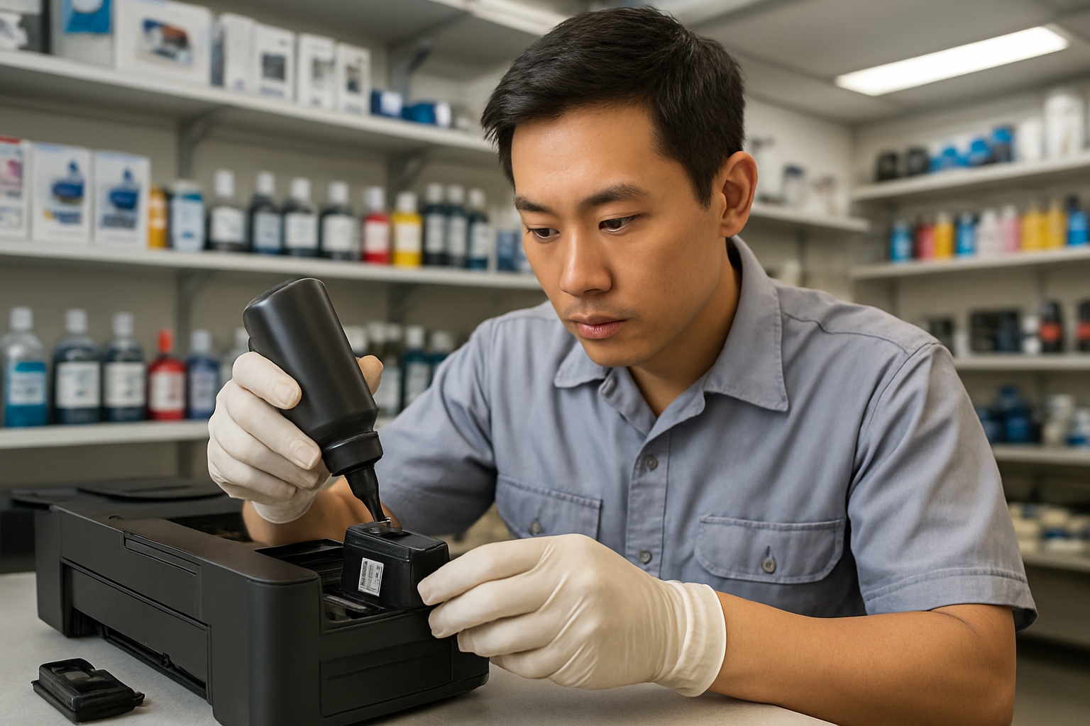 Dịch vụ đổ mực máy in tại Hà Nội Phường Ngọc Hà