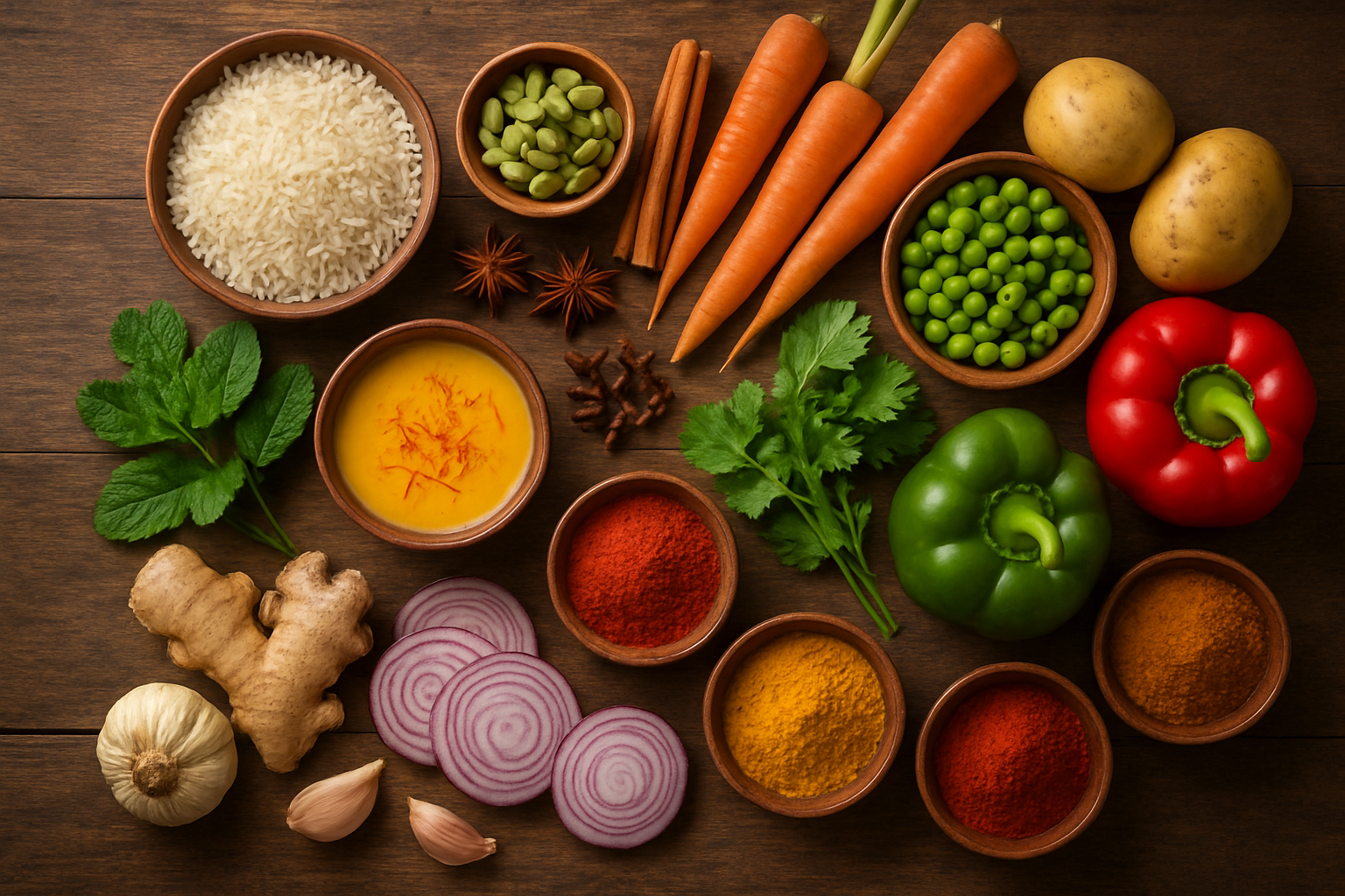 Essential Ingredients for an Authentic Veg Biryani