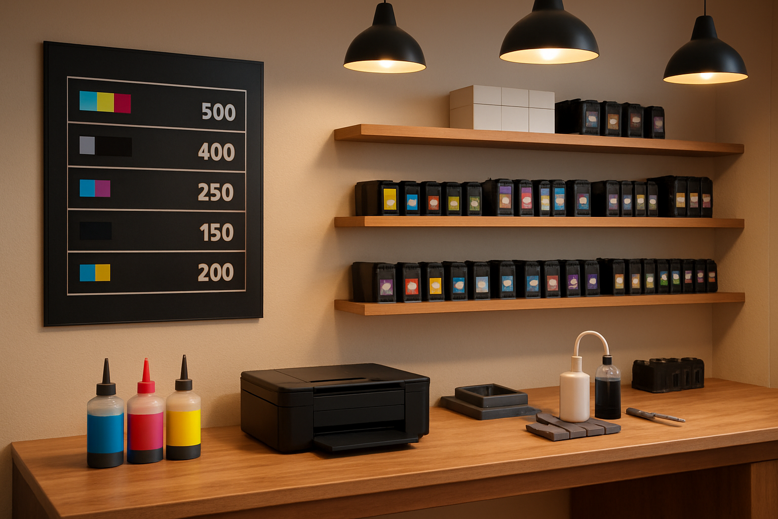 Đổ mực máy in tại Văn Quán