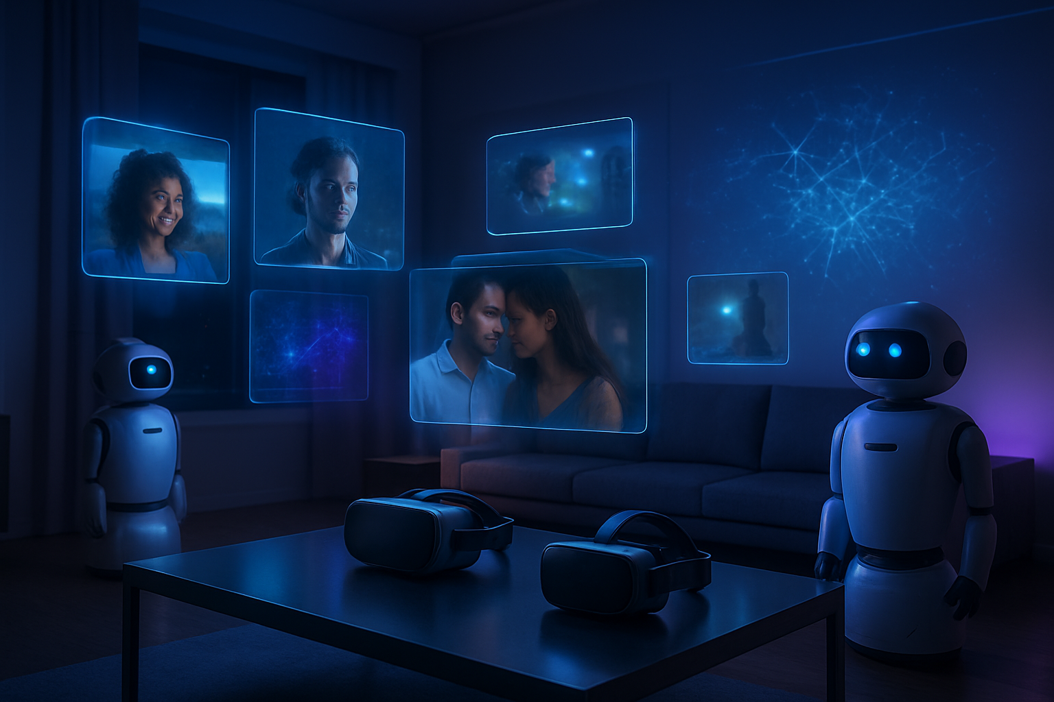 Future Entertainment Ecosystem Powered by Emerging AI Technologies