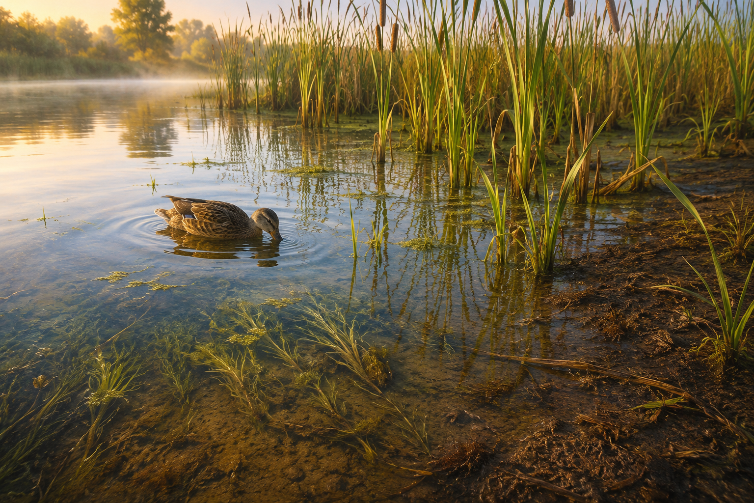 Blue-winged Teal Ducks
