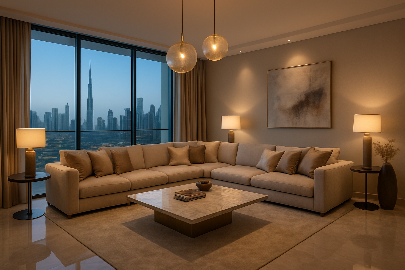 modern home interior design in dubai