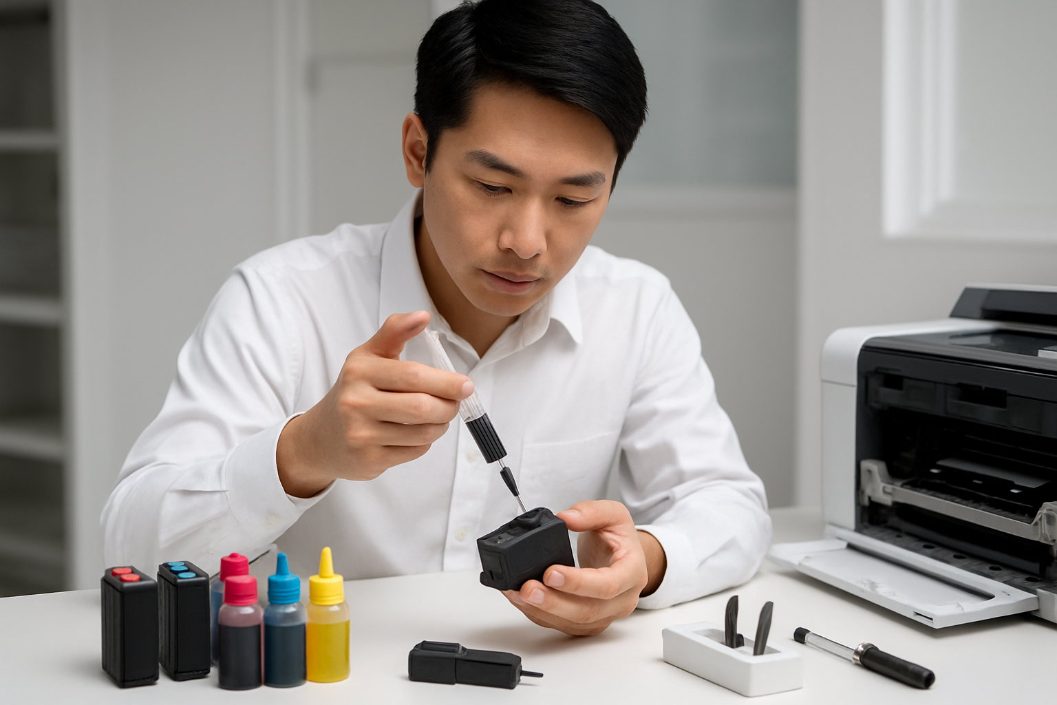 Tìm cửa đổ mực máy in tại Phường Văn Miếu - Quốc Tử Giám