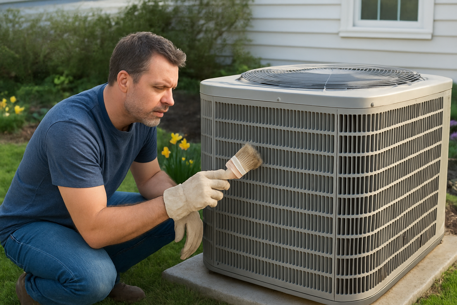 Outdoor Unit Inspection and Cleaning