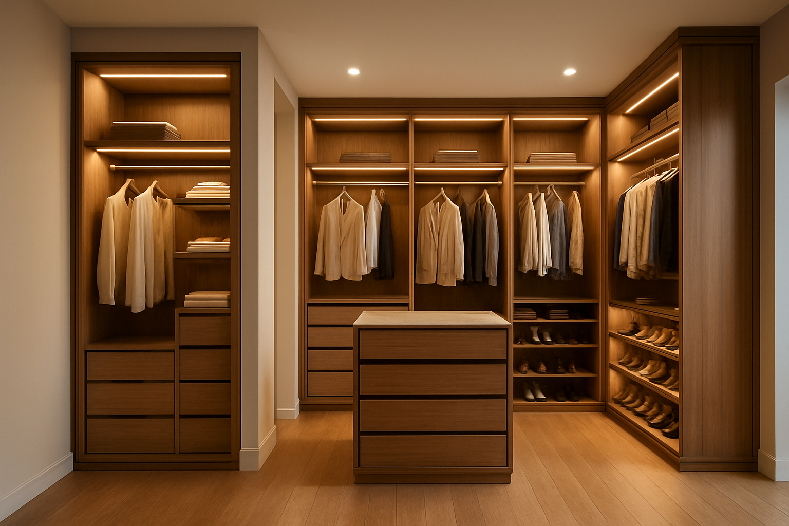 Walk-in wardrobes that define luxury living 5 Space planning solutions for different home sizes