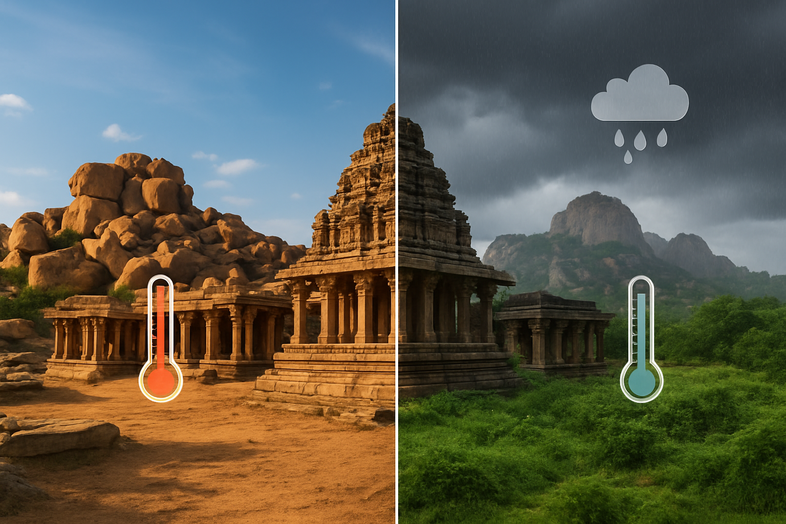 Weather Patterns Throughout the Year in Hampi