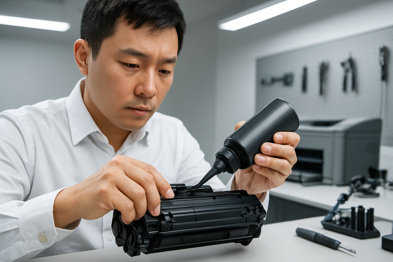 Cửa hàng đổ mực máy in tại Nguyễn Khang Hà Nội