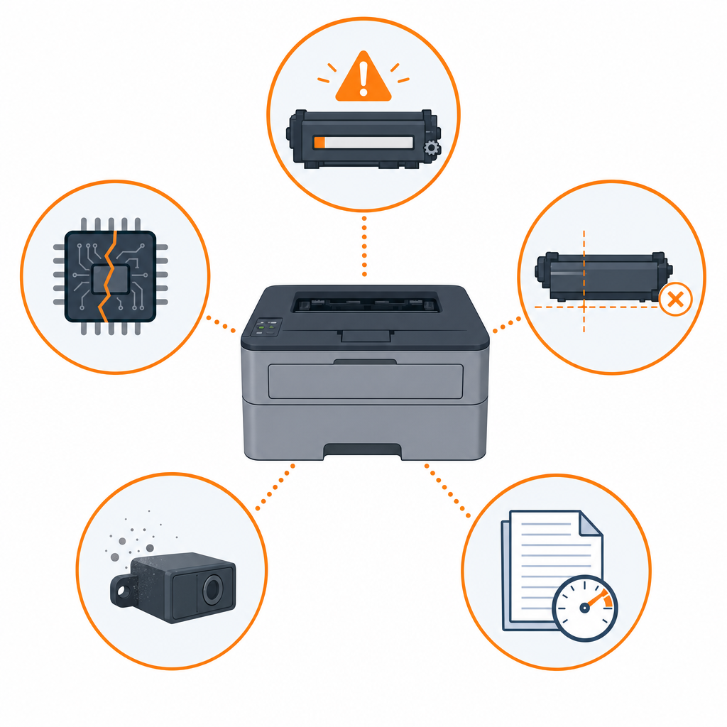 Hướng dẫn sửa lỗi toner máy in brother
