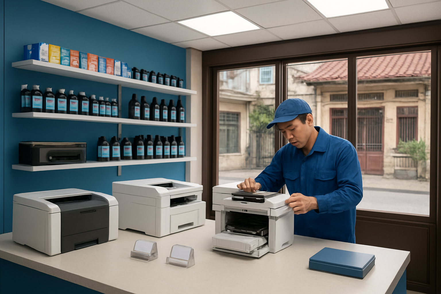 Cửa hàng đổ mực máy in tại Phường Giảng Võ