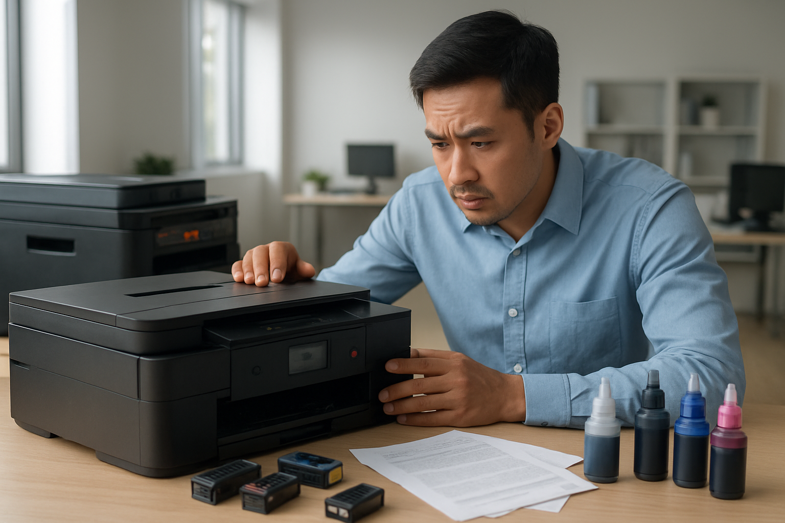 Đổ mực máy in tại Yên Hòa thường xuyên để tối ưu chi phí