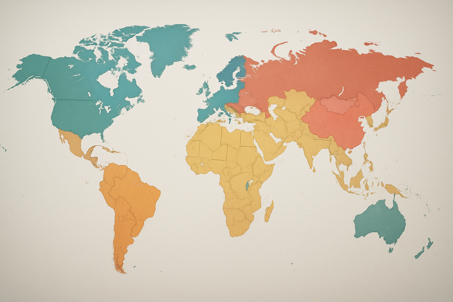 Create a realistic image of a detailed world map showing all continents with distinct color-coded regions highlighting different legal statuses, featuring a professional cartographic style with clear continental boundaries, subtle geographic textures, and a clean modern design against a neutral background with soft ambient lighting, absolutely NO text should be in the scene.