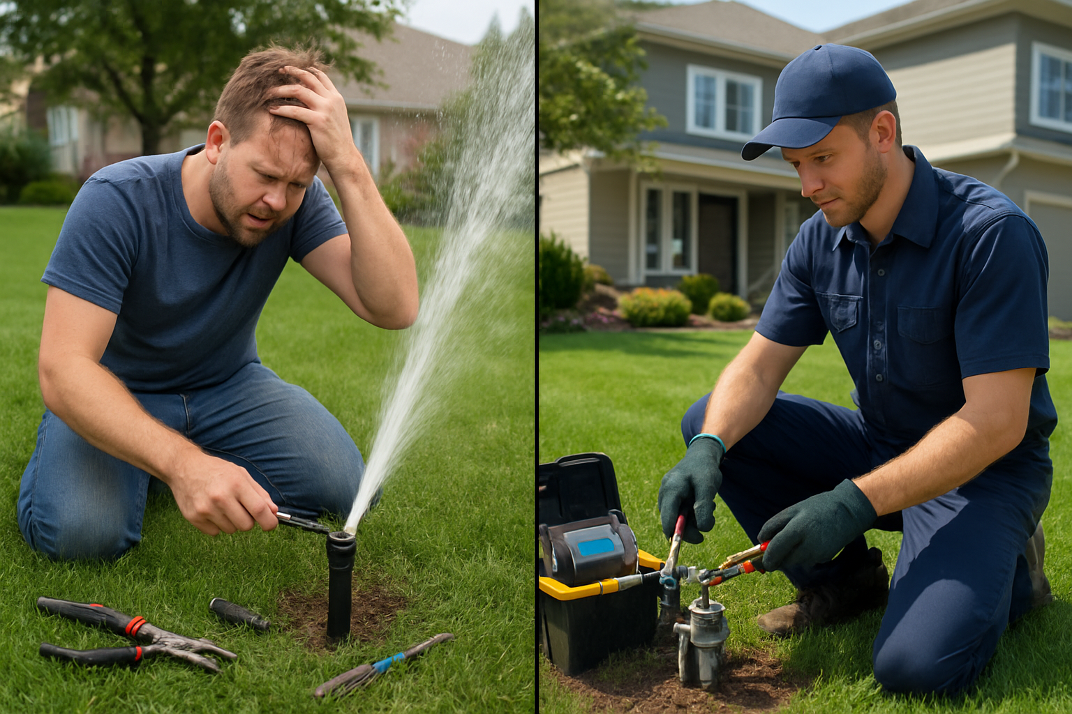 Benefits of Choosing Professional Sprinkler Repair Over DIY Fixes