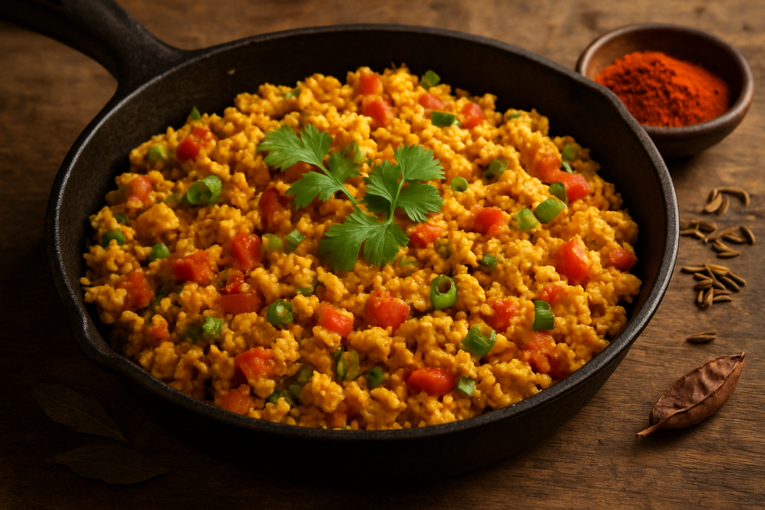 Egg Bhurji: Spiced Scrambled Eggs Done Fast