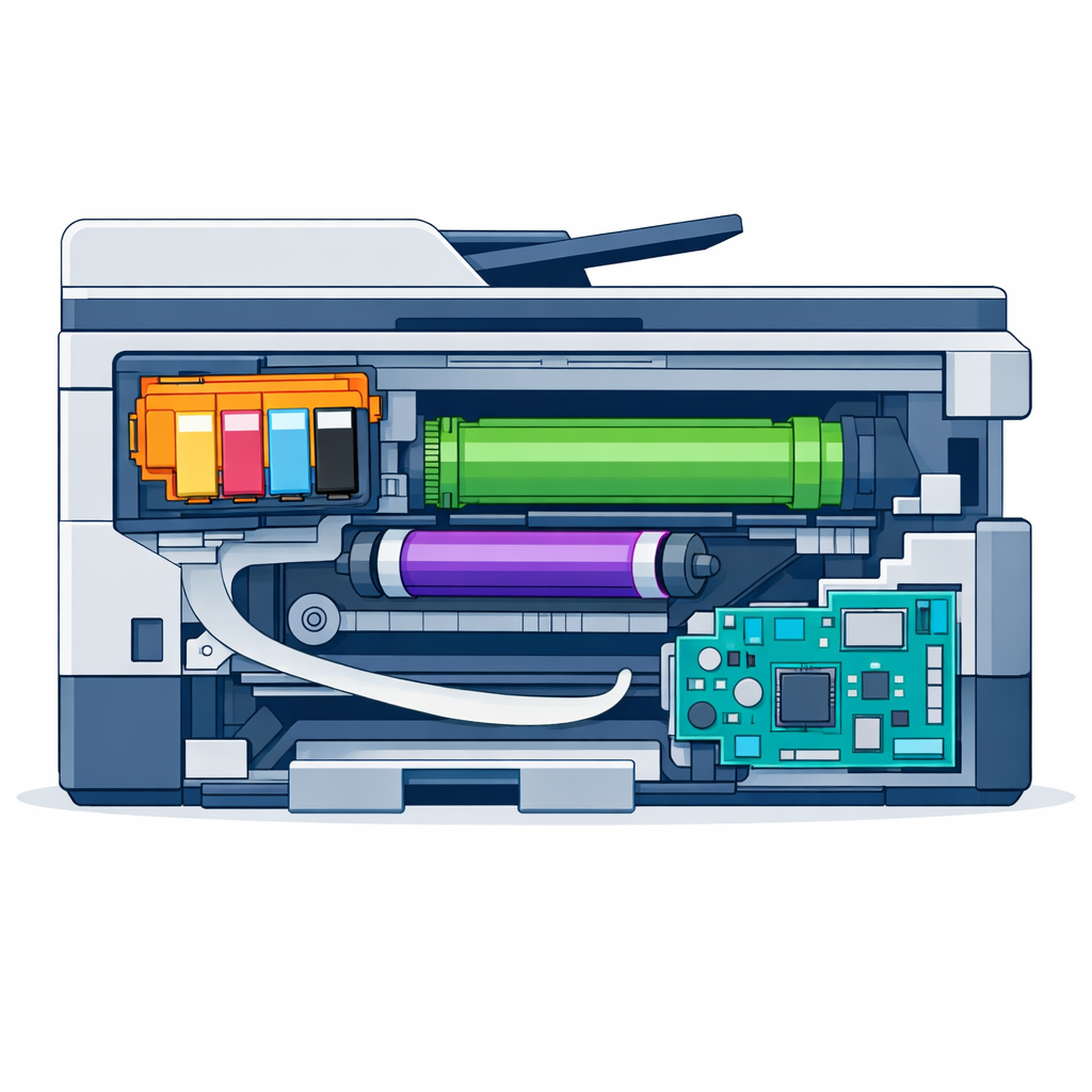 Sửa máy in Brother bị mờ mực