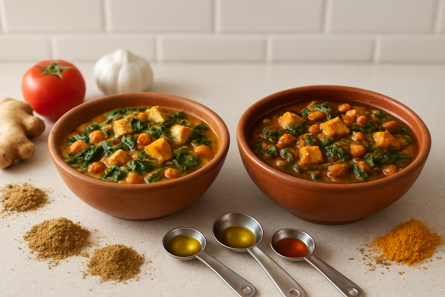 Adapt Popular Indian Vegetarian Recipes to Use Half the Oil