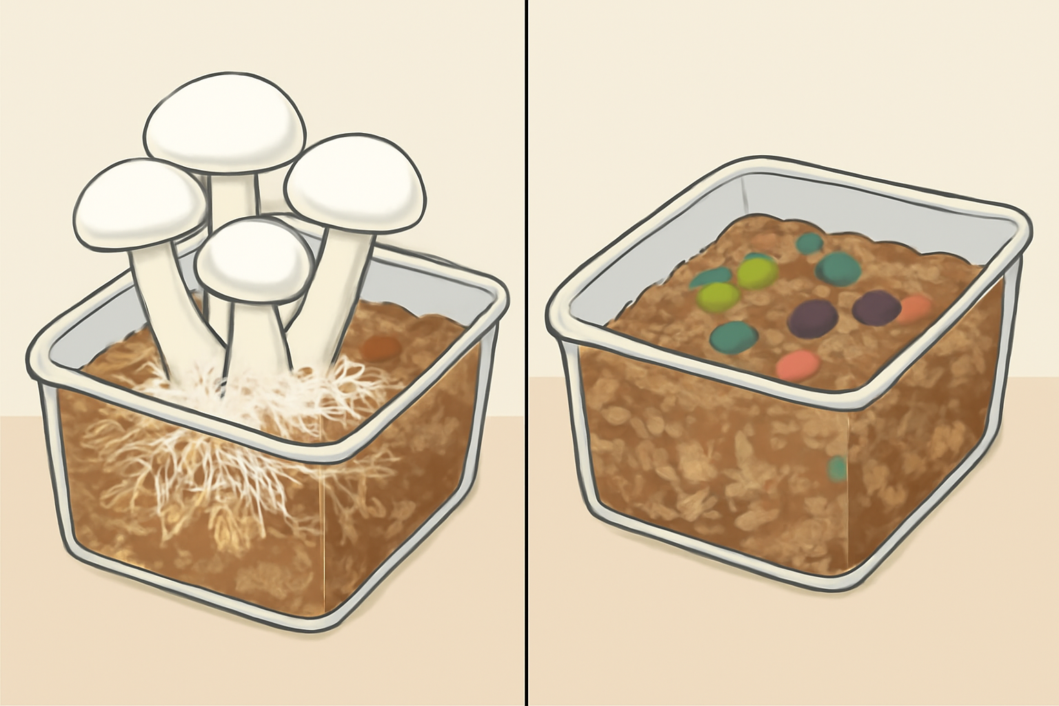 Introduction How to Grow Kits Fresh Mushrooms Grow kits - Psychedelic Today Ai Generated Illustration