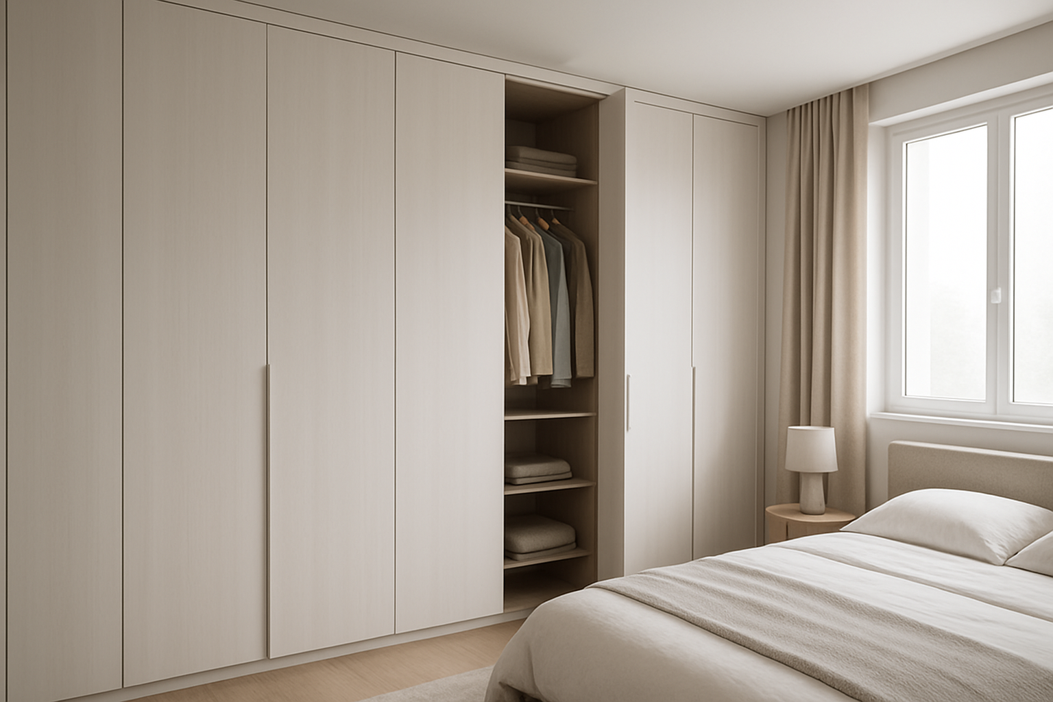 Built-in wardrobes for maximum space efficiency