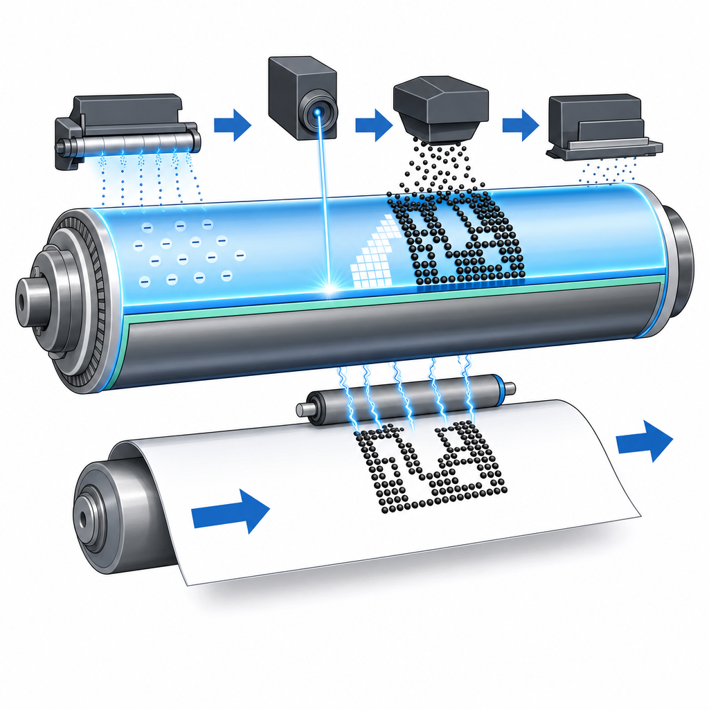 Máy in brother báo lỗi đèn drum nguyên nhân cách reset