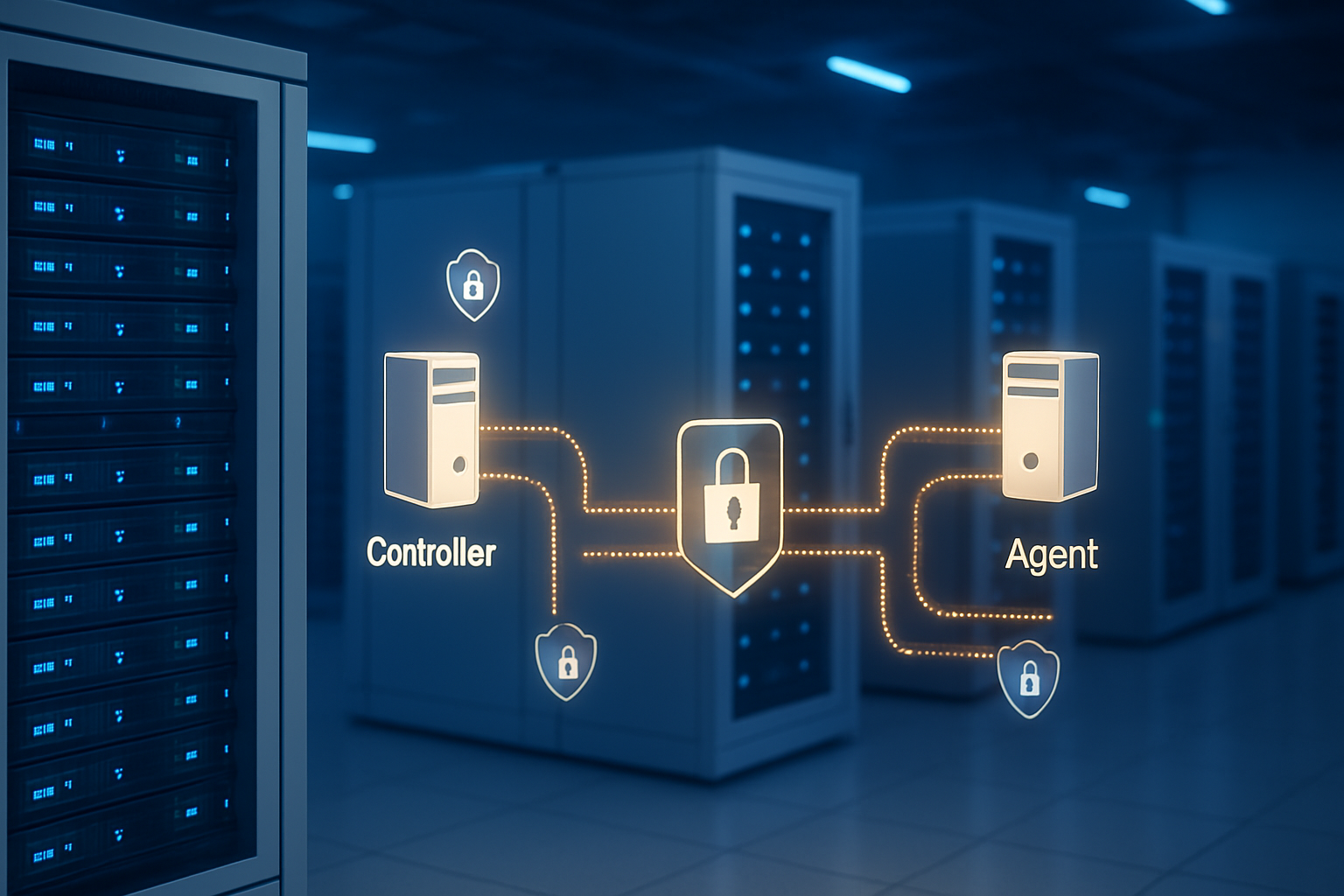 Implementing Secure Communication Between Controllers and Agents