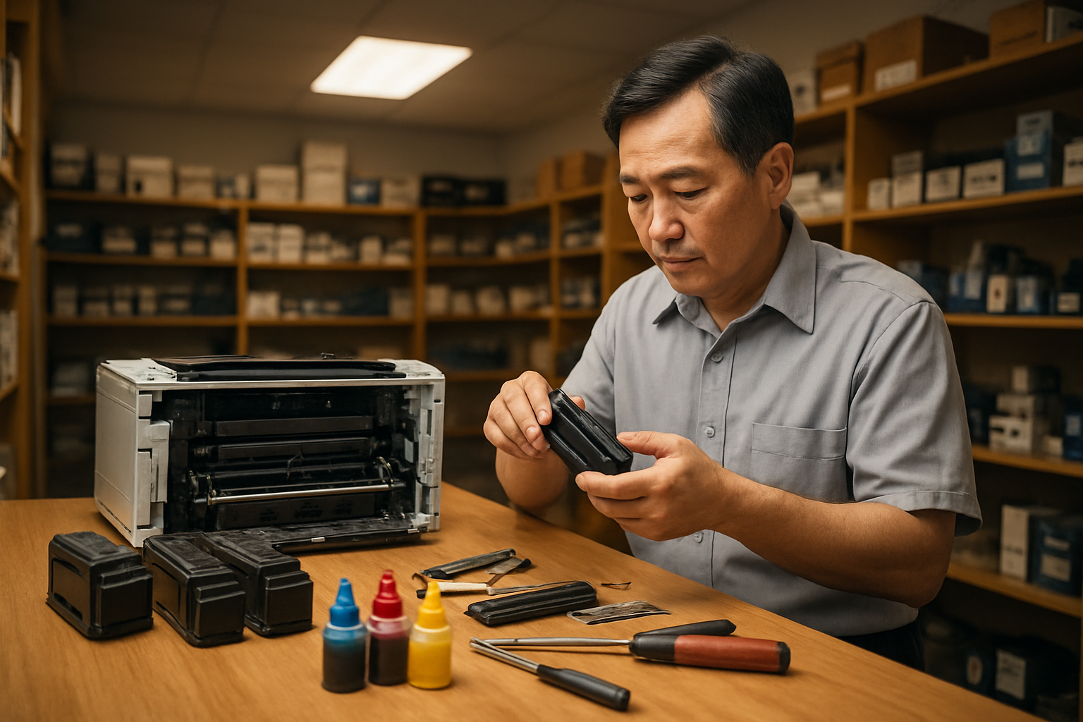 đổ mực máy in tại Xã Đàn