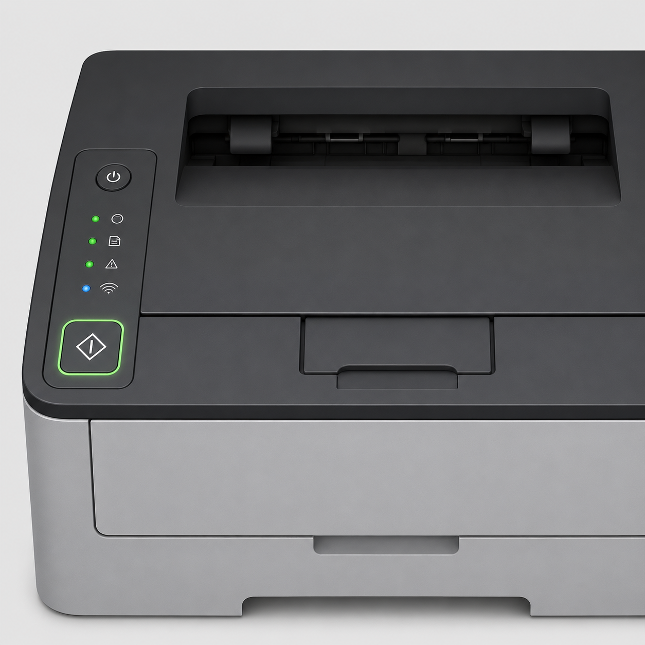 Máy in Brother HL-L2321D báo đèn vàng toner hướng dẫn chi tiết