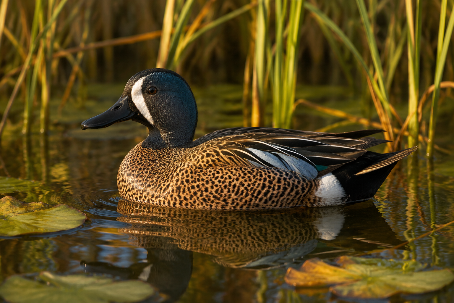 Blue-winged Teal Ducks