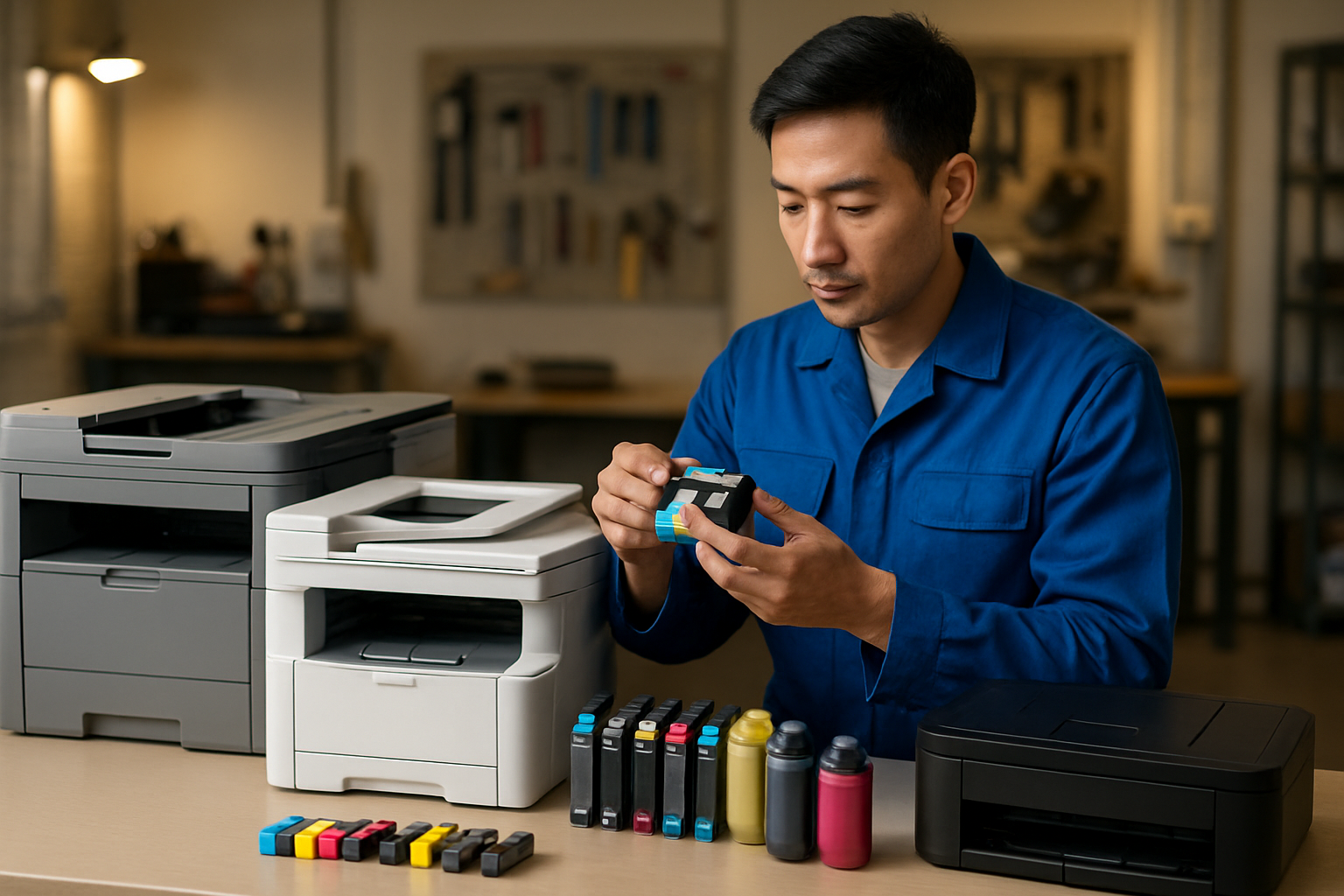 Đổ mực máy in tại Nguyễn Thị Thập dịch vụ tận nơi