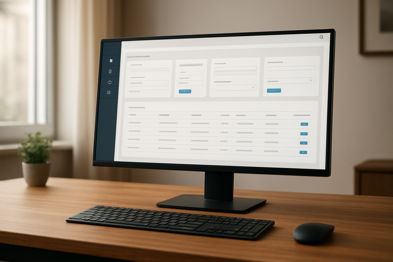 Developing the Admin Panel Interface for Content Management