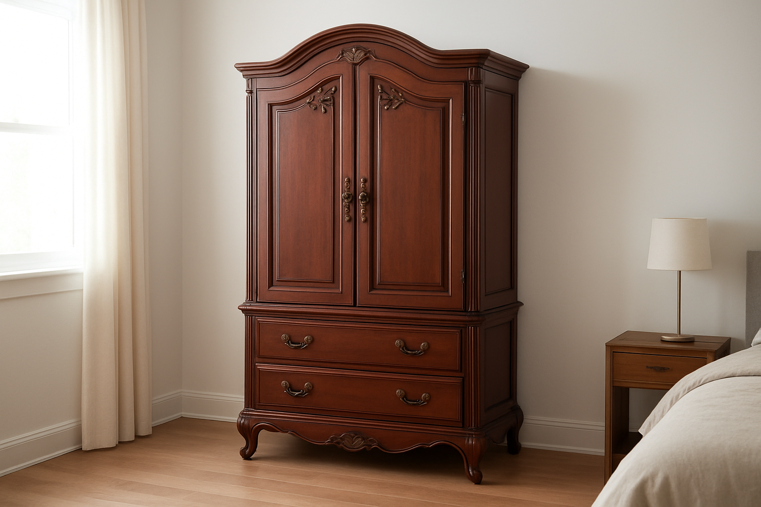 Freestanding armoires for flexible placement