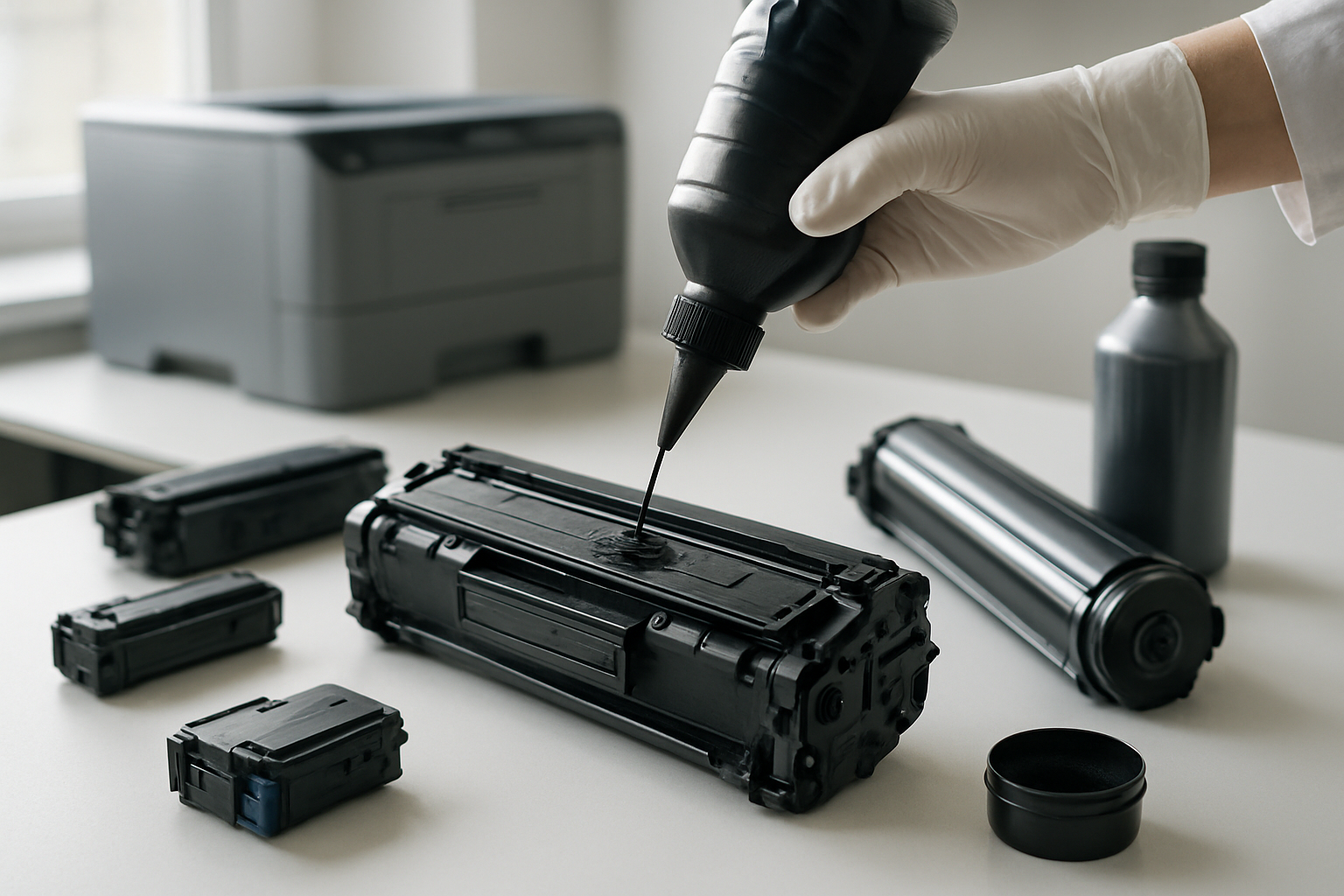 Đổ mực máy in tại phường Ba Đình dịch vụ tận nơi 