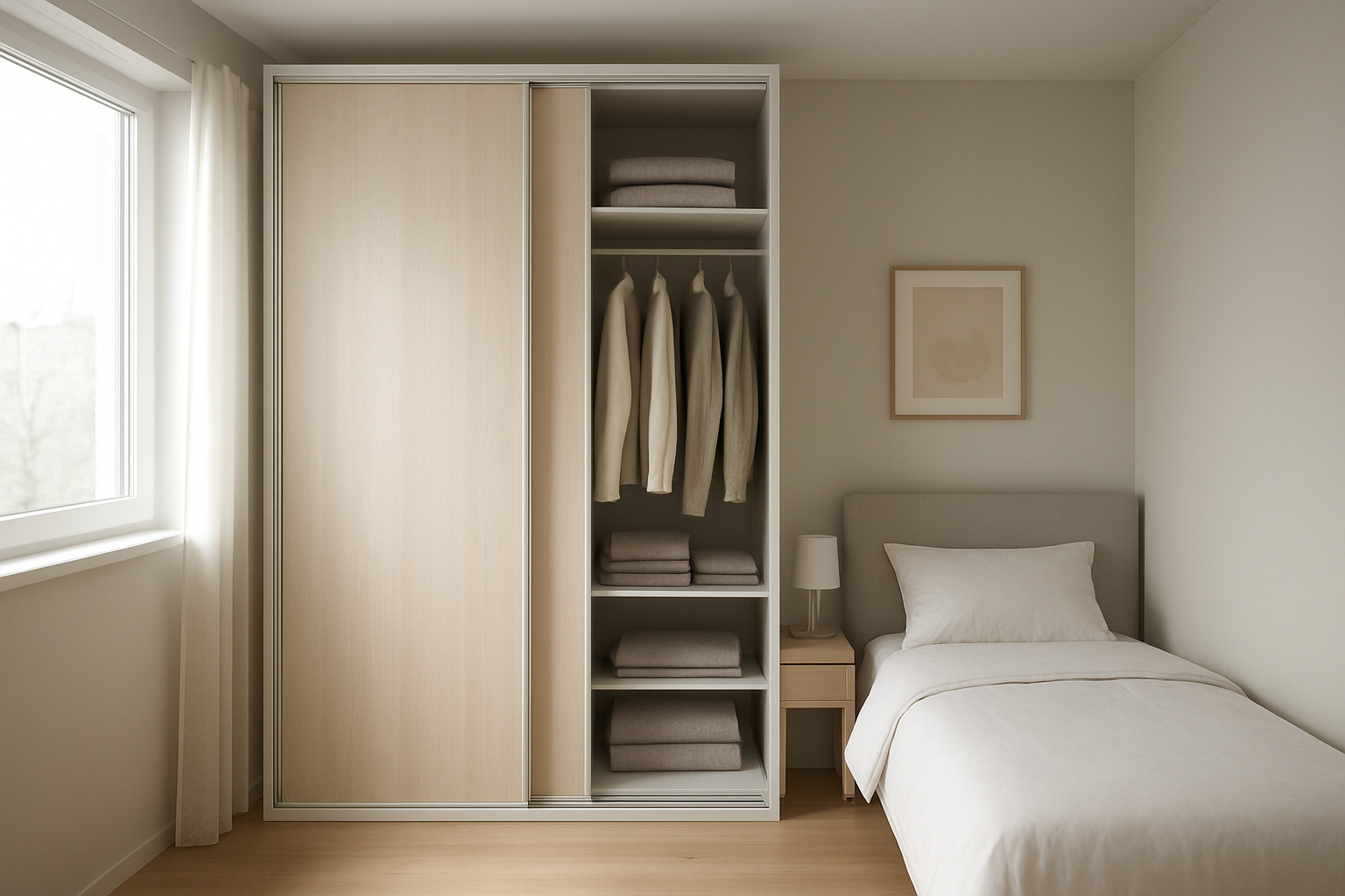 Sliding door wardrobes for small bedrooms