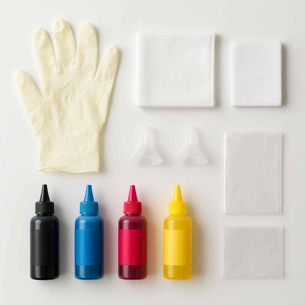 Trước Khi Bắt Đầu Đổ Mực Máy In Màu Canon G3010