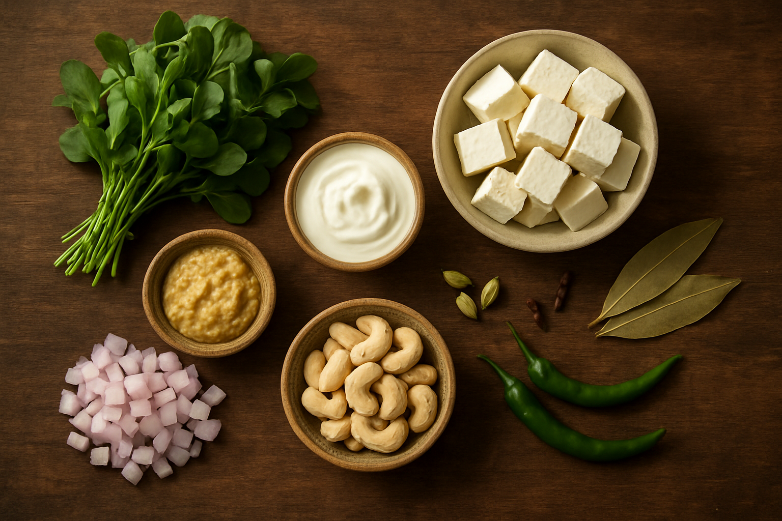 Essential Ingredients for Authentic Methi Malai Paneer