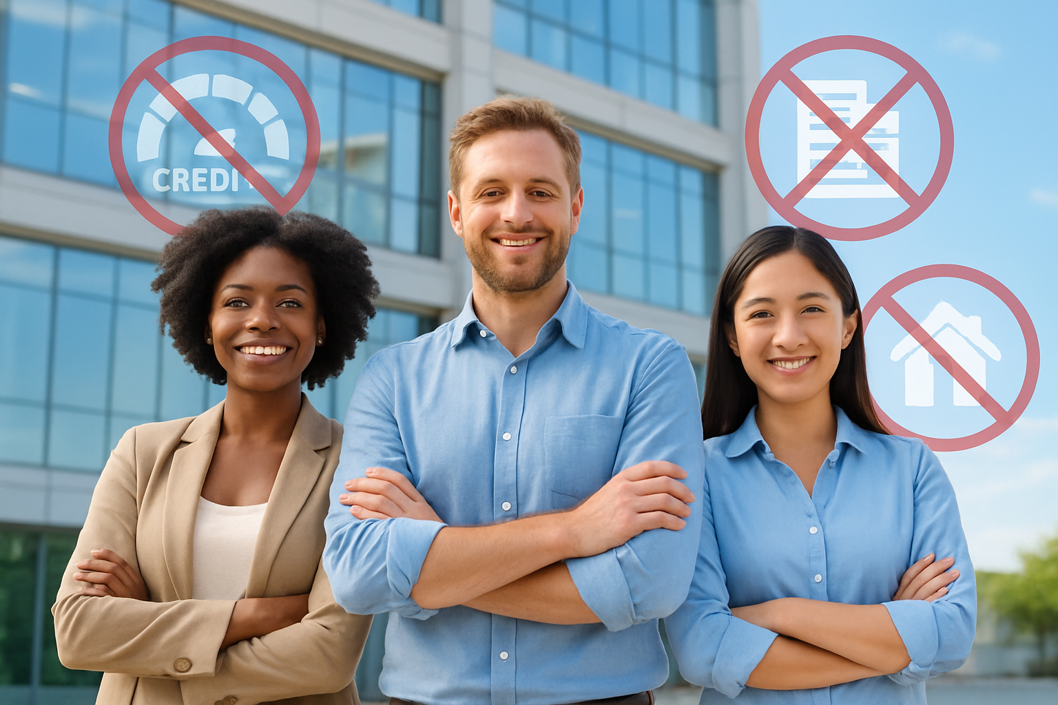 No Traditional Credit Requirements or Collateral Needed