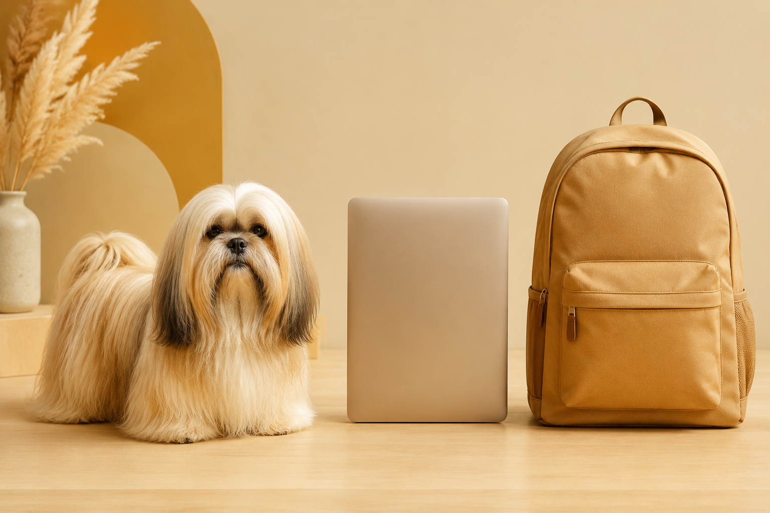 Lhasa Apso: Elegant, Sturdy, Agile, And Smart 5 AI generated illustration