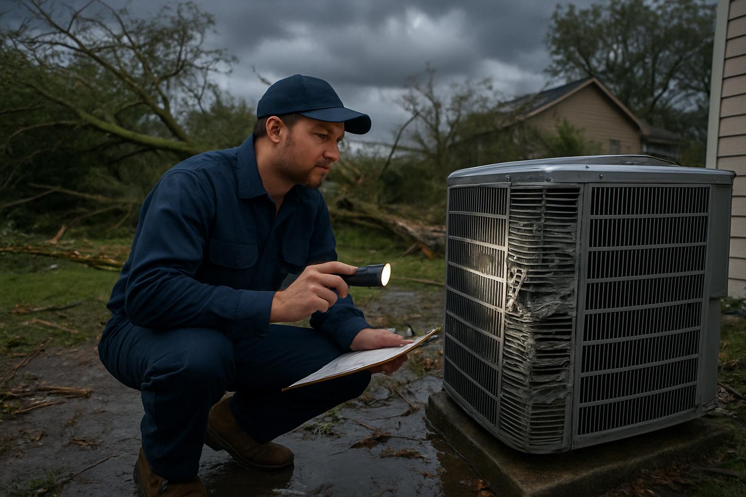Post-Storm HVAC System Assessment